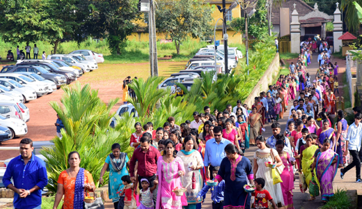 Kulashekar church monthi fest
